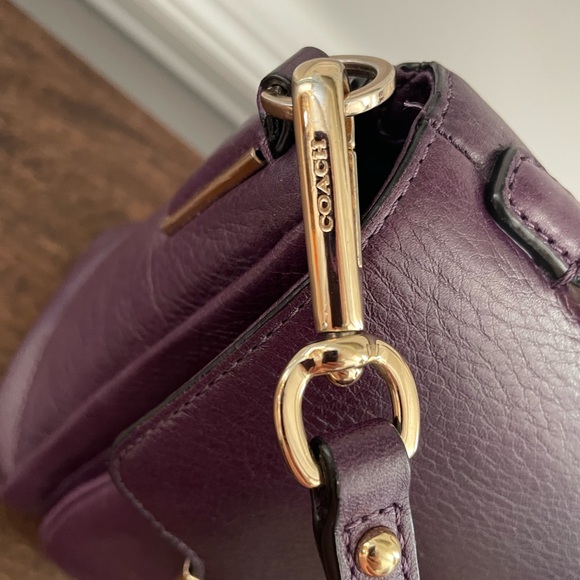 Coach Madison Sadie Leather Satchel / Crossbody - Picture 9 of 16